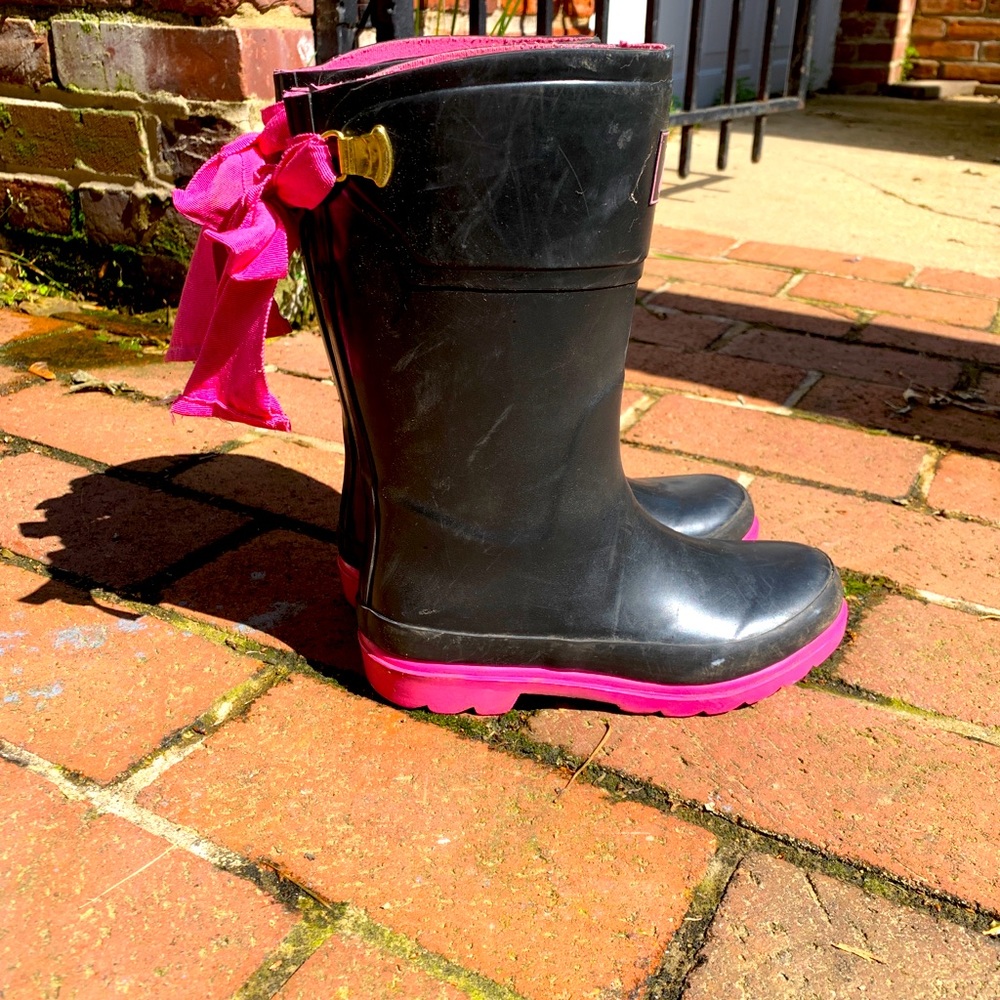 Joules Rain boots with bows
